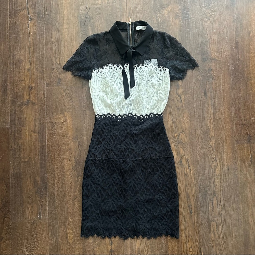 Sandro Mini Dress in Classic Black